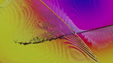 Koyu bir arkaplan karşısında çeşitli renklerde dikey çizgilerin canlı bir deseni.