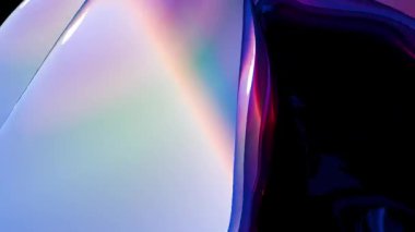 Renkli soyut geometrik şekiller dinamik bir görsel etki yaratır.