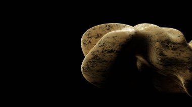 Siyah Arkaplan 'da soyut Mavi ve Gümüş Çizgiler. Temiz kompozisyon ve yumuşak ışıklandırmayla yüksek kalite üç boyutlu illüstrasyon. Web tasarımı, sunumlar, markalaşma, sosyal medya ve baskı için ideal.