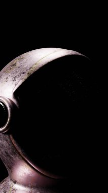 Siyah Arkaplan 'da soyut Mavi ve Gümüş Çizgiler. Temiz kompozisyon ve yumuşak ışıklandırmayla yüksek kalite üç boyutlu illüstrasyon. Web tasarımı, sunumlar, markalaşma, sosyal medya ve baskı için ideal.