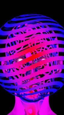 Siyah arkaplan küpleri, pembe, gri, 3D, tasarım, geometri, sanat içeren üst düzey profesyonel soyut pembe ve gri küpler. Bu resim soyut temalı pazarlama, reklam ve yaratıcı dijital arka planlar için mükemmeldir..