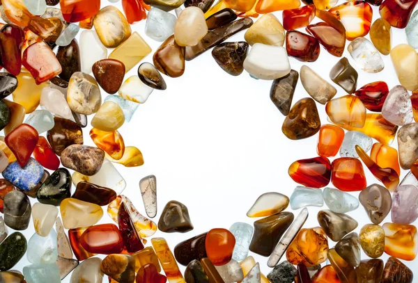 A collection of semi-precious stones — Stock Photo, Image