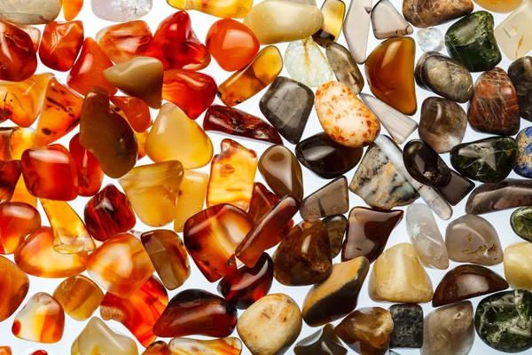 Collection of semi-precious stones — Stock Photo, Image