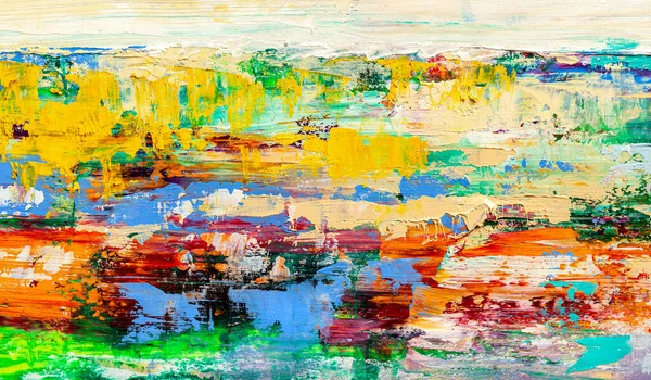 Fondo Abstracto Del Arte Arte Moderno Textura Brillante Multicolor Pintura — Foto de Stock