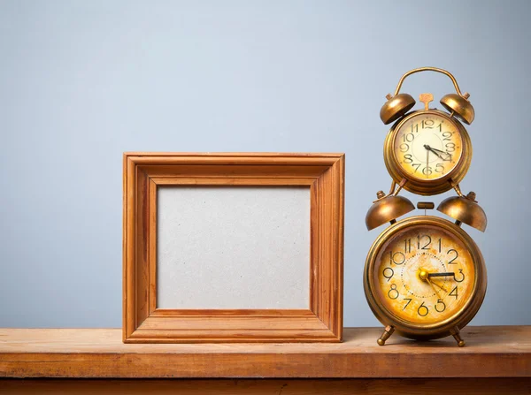 Vintage alarm clocks — Stock Photo, Image