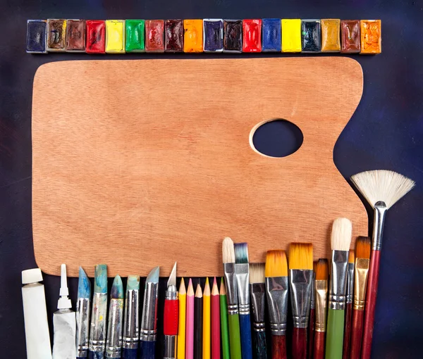 Professional tools for artist — Stock Photo, Image