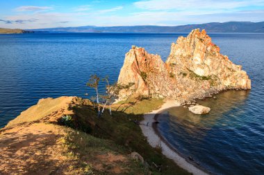 Shamanka-Rock Olkhon Adası Baykal Gölü '