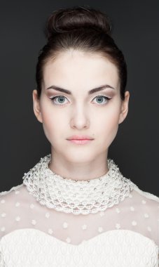 Kız makeover portresi