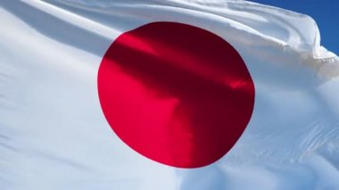 Yavaş Alfa ile sorunsuz bir şekilde ilmekledi Japonya bayrağı