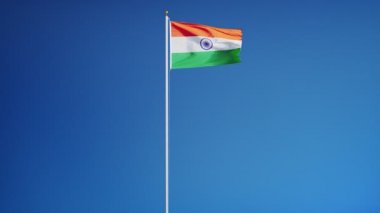 Yavaş Alfa ile sorunsuz bir şekilde ilmekledi Hindistan bayrağı