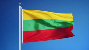 Yavaş Alfa ile sorunsuz bir şekilde ilmekledi Litvanya bayrağı