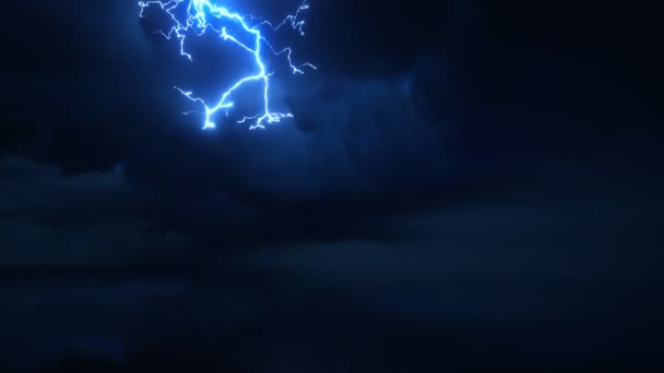 Ultra super slow motion lightning discharge, high speed camera shot. — Stock Video