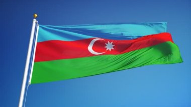 Azerbaycan bayrağı yavaş sorunsuz Alfa ile ilmekledi