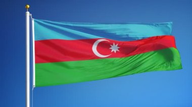 Azerbaycan bayrağı yavaş sorunsuz Alfa ile ilmekledi