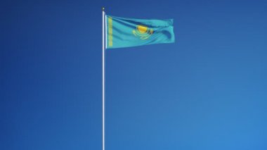 Yavaş Alfa ile sorunsuz bir şekilde ilmekledi Kazakistan bayrağı