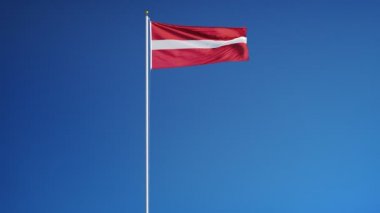 Yavaş Alfa ile sorunsuz bir şekilde ilmekledi Letonya bayrağı
