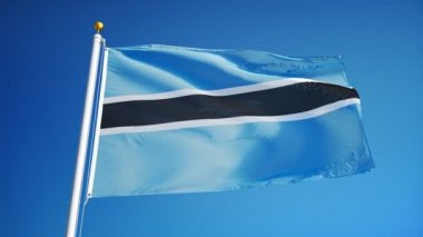 Yavaş Alfa ile sorunsuz bir şekilde ilmekledi Botsvana bayrağı