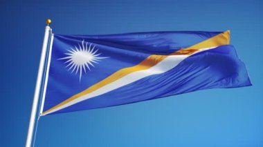 Marshall Adaları bayrağı yavaş sorunsuz Alfa ile ilmekledi