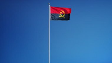 Yavaş Alfa ile sorunsuz bir şekilde ilmekledi Angola bayrağı