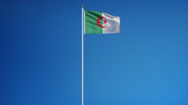 Cezayir bayrağı yavaş sorunsuz Alfa ile ilmekledi