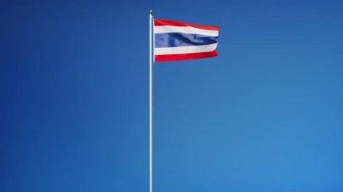 Yavaş Alfa ile sorunsuz bir şekilde ilmekledi Tayland bayrağı