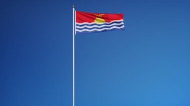 Kiribati bayrak yavaş sorunsuz Alfa ile ilmekledi