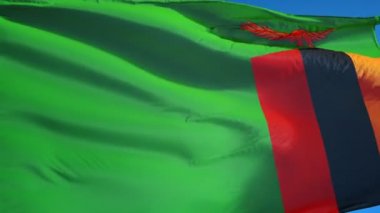 Yavaş Alfa ile sorunsuz bir şekilde ilmekledi Zambiya bayrağı