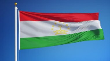 Tacikistan bayrağı yavaş sorunsuz Alfa ile ilmekledi