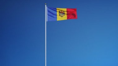 Yavaş Alfa ile sorunsuz bir şekilde ilmekledi Moldova bayrağı