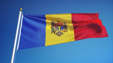Yavaş Alfa ile sorunsuz bir şekilde ilmekledi Moldova bayrağı