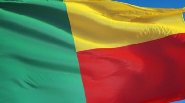 Yavaş Alfa ile sorunsuz bir şekilde ilmekledi Benin bayrağı