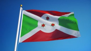 Yavaş Alfa ile sorunsuz bir şekilde ilmekledi Burundi bayrağı