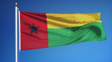 Gine-Bissau bayrak yavaş sorunsuz Alfa ile ilmekledi