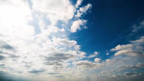 Beautiful summer day cloud timelapse — Stock Video