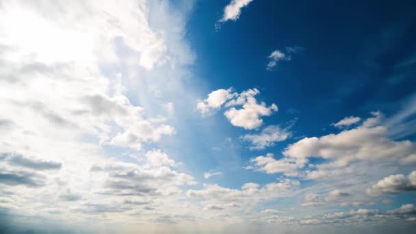 Beautiful summer day cloud timelapse — Stock Video