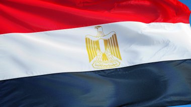 Mısır bayrağı, kırpma yolu alfa kanal şeffaflık ile izole