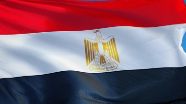 Mısır bayrağı, kırpma yolu alfa kanal şeffaflık ile izole