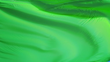 Açık yeşil bayrak, kırpma yolu alfa kanal saydamlığı ile izole