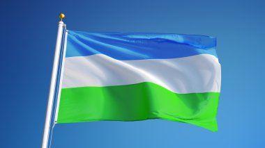 Molossia flag, isolated with clipping path alpha channel transparency clipart