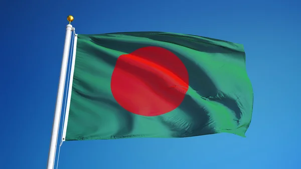 Σημαία Μπαγκλαντές, απομονωμένη με διαφάνεια διαδρομής αποκοπής άλφα κανάλι — Φωτογραφία Αρχείου