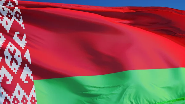 Bandera de Bielorrusia, aislada con transparencia del canal alfa —  Fotos de Stock