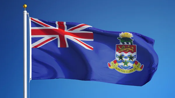 Caymaneilanden vlag, geïsoleerd met knippen pad alfakanaal transparantie — Stockfoto