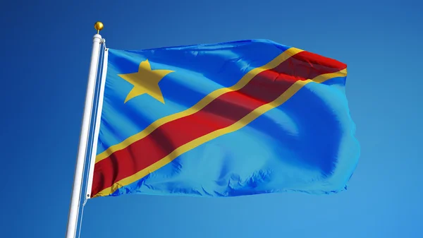 Демократична Республіка Конго, ізольована з відсічним контуром — стокове фото