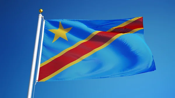 Демократична Республіка Конго, ізольована з відсічним контуром альфа-канал прозорість — стокове фото