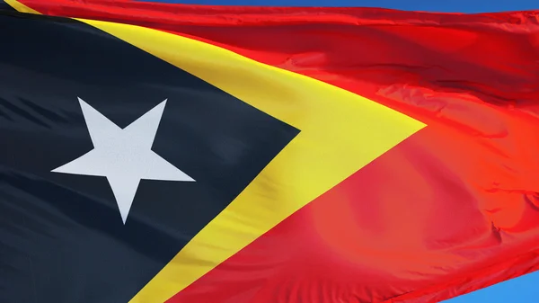 Oost-Timor geïsoleerd met uitknippad alfakanaal transparantie — Stockfoto