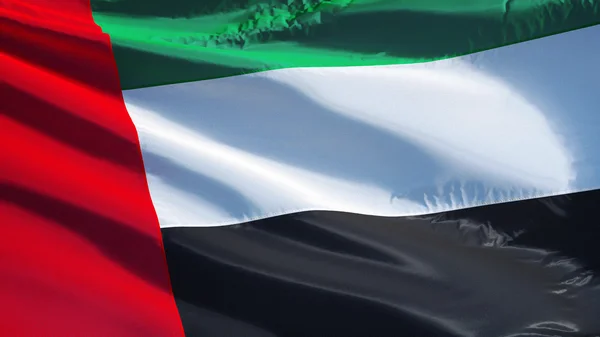 Emirate Flagge, isoliert mit Clipping-Pfad Alpha-Kanal Transparenz — Stockfoto