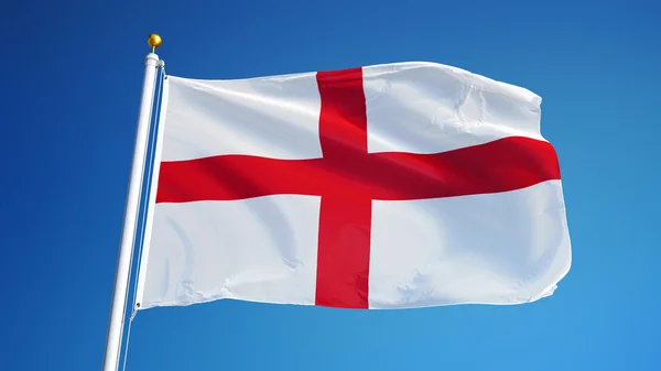 England flag, isoliert mit clipping path alpha channel transparent — Stockfoto