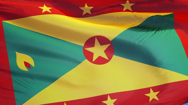 Vlag van Grenada, geïsoleerd met uitknippad alfakanaal transparantie — Stockfoto