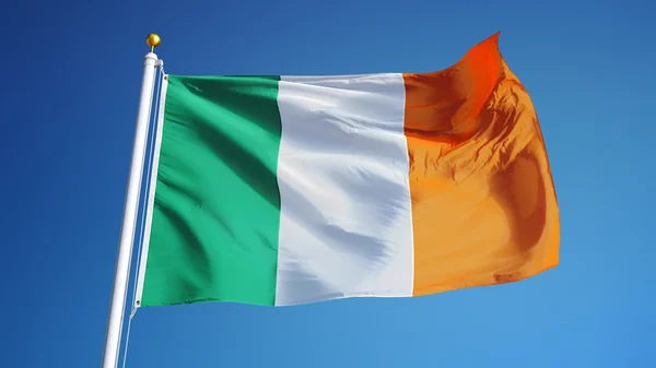 Ireland flag, isolated with clipping path alpha channel transparency — Stock Photo, Image