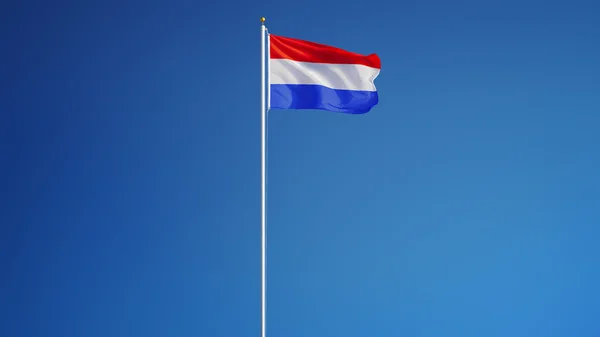 Σημαία Ολλανδίας, απομονωμένη με απόκομμα διαδρομή κανάλι άλφα διαφάνεια — Φωτογραφία Αρχείου